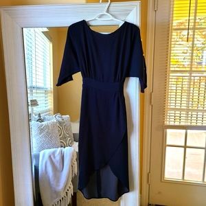 Closet London Navy Kimono Dress